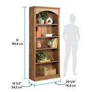Sauder Miscellaneous Storage Bookcase, Sindoori Mango Finish