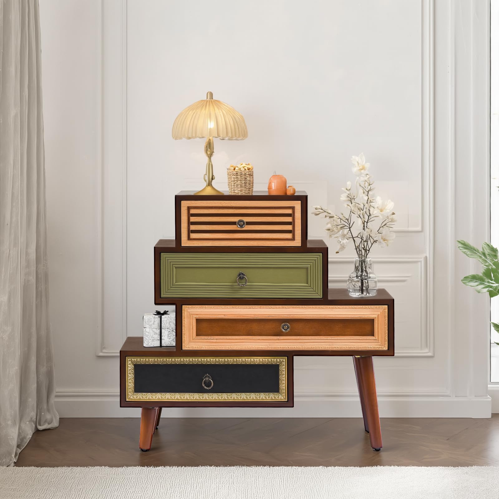 Vintage Accent Chest with Drawers