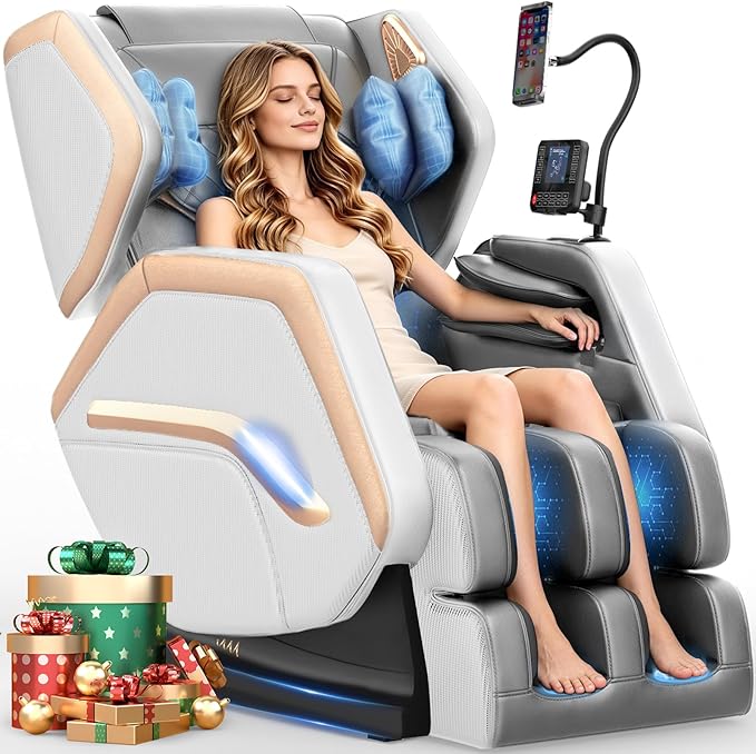 Zero Gravity Full Body Massage Chair with Rollers & Heating