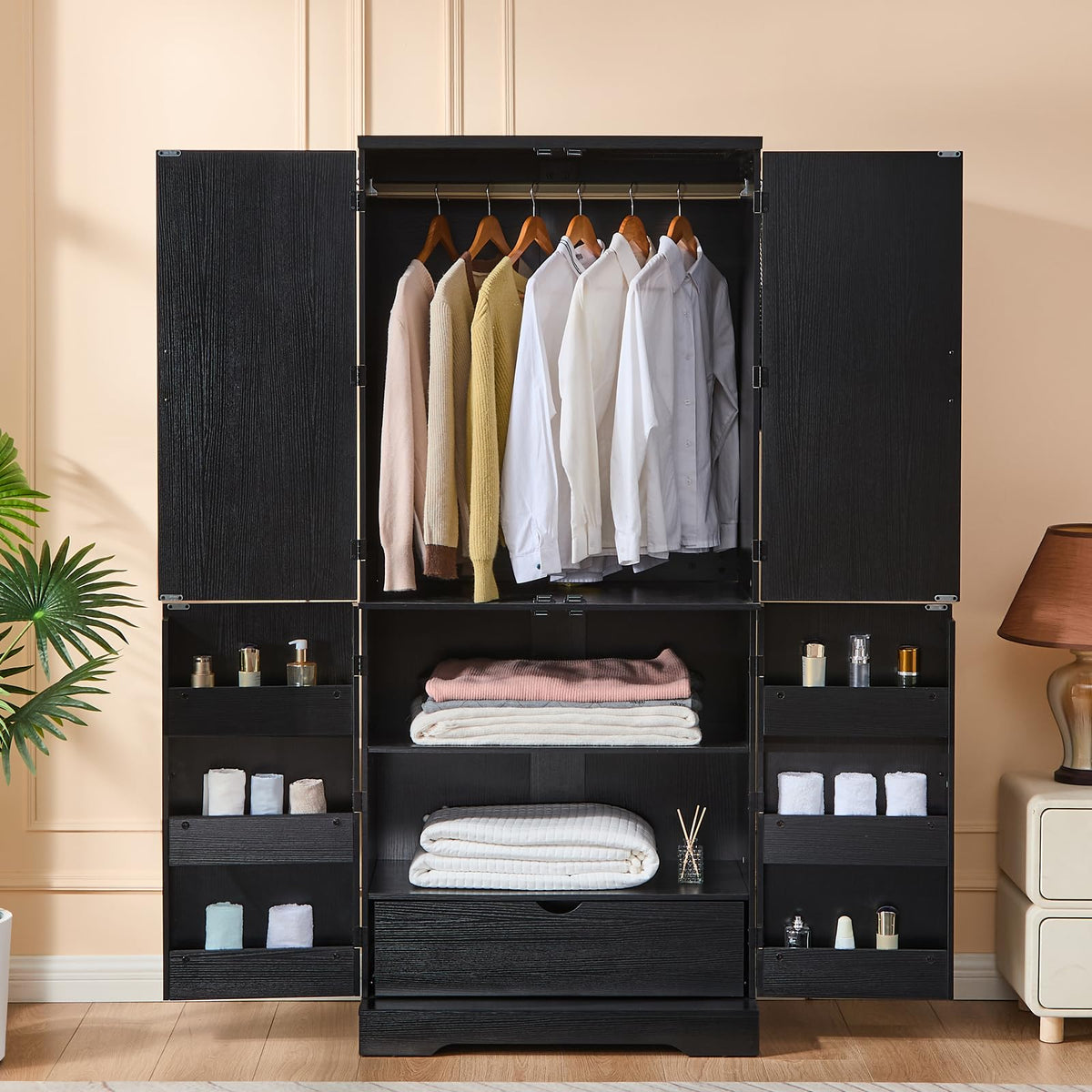 Farmhouse Armoire Wardrobe