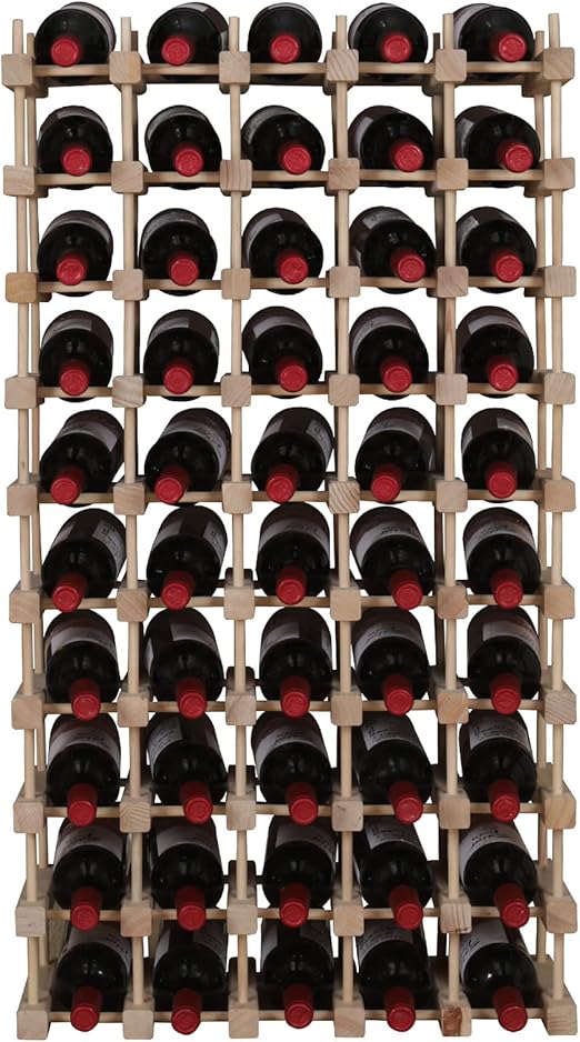 Pine Wood Wine Rack