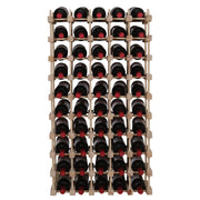 guilai Wooden Stackable Storage Modular Small countertop Wine Rack Cabinet,Freestanding for Floor Wood Wine Bottle Shelf (50bottle)