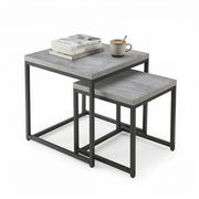Nesting Coffee & Side Tables, Set of 2