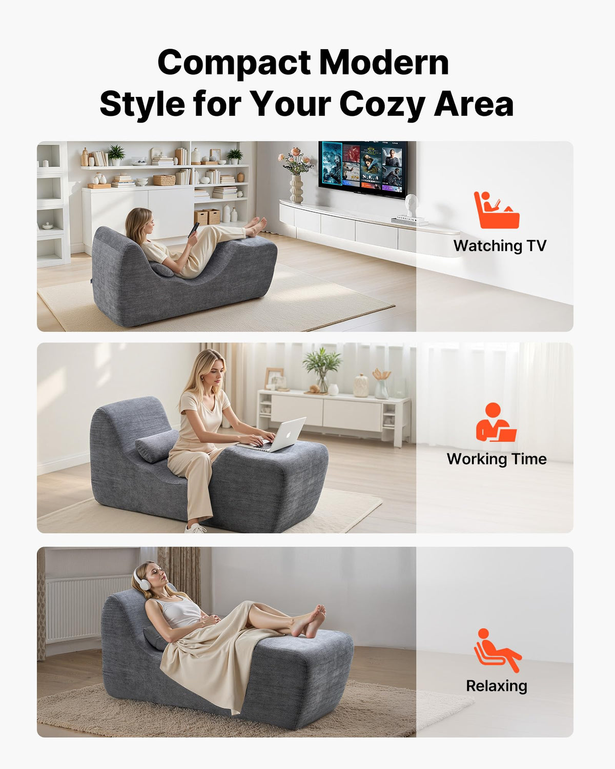 Ergonomic Yoga Chaise Lounge