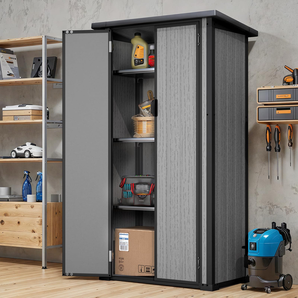 Resin Outdoor Storage Cabinet