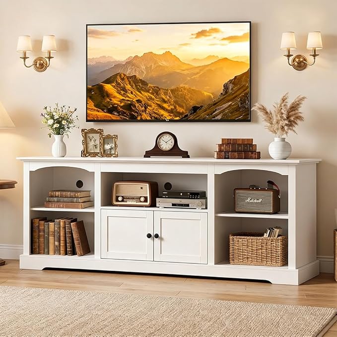 71" Arched Farmhouse TV Stand