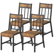 Industrial Dining Chairs Set of 4