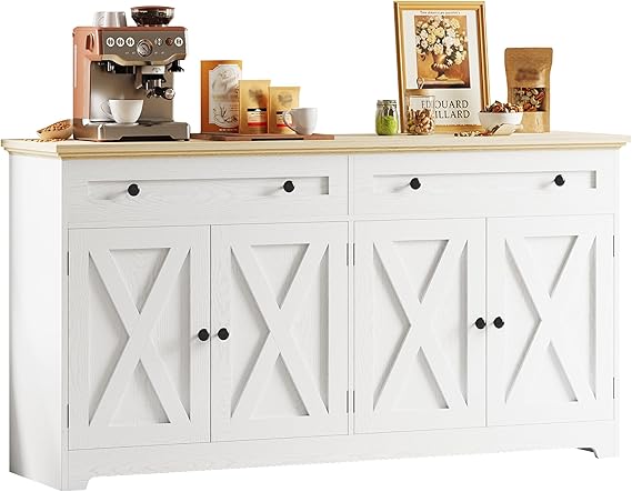 Buffet Cabinet with Storage & Drawers