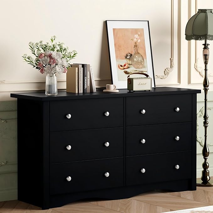 6-Drawer Dresser with TV Stand