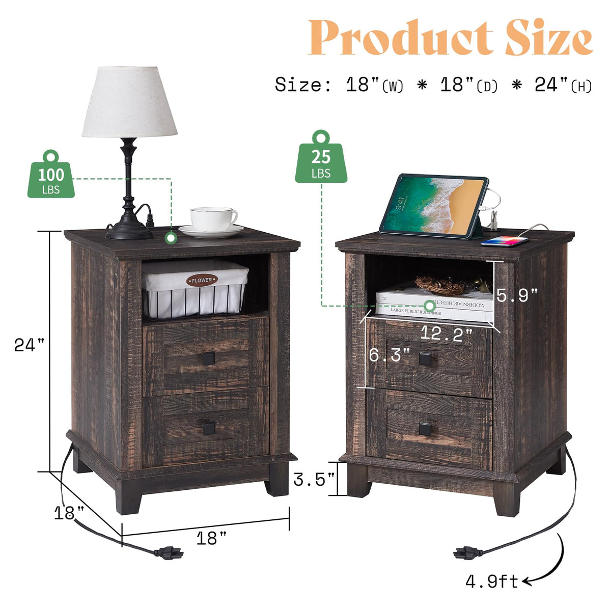 3-Piece Farmhouse Table Set