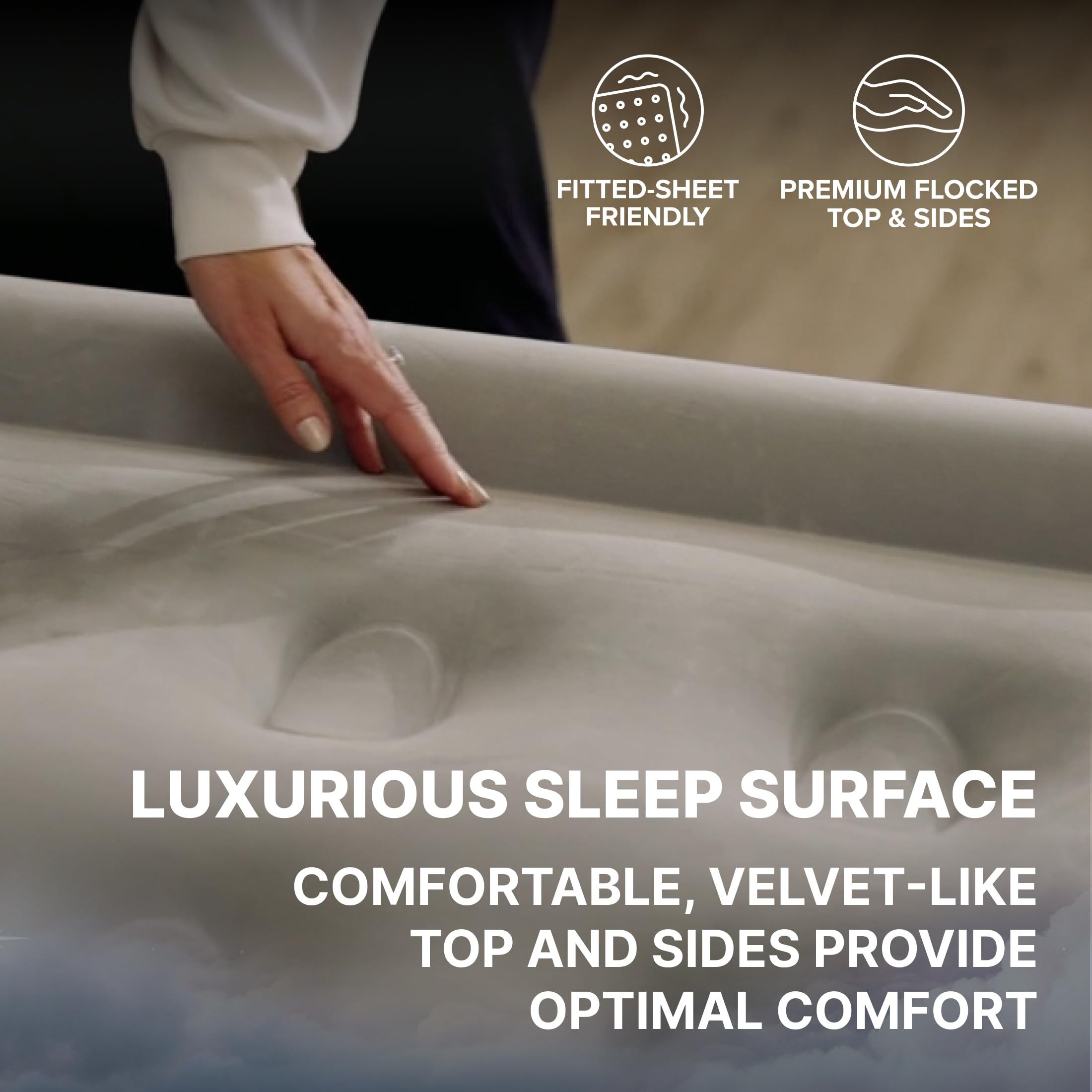 Luxury Air Mattress with Built-In Pump