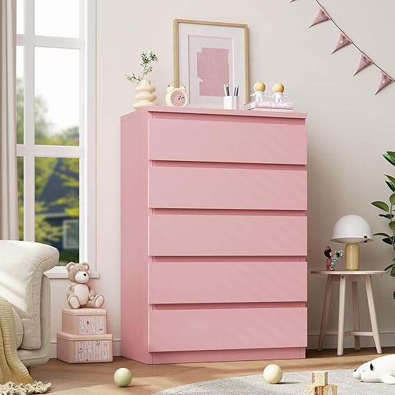 5-Drawer Dresser – Engineered Wood