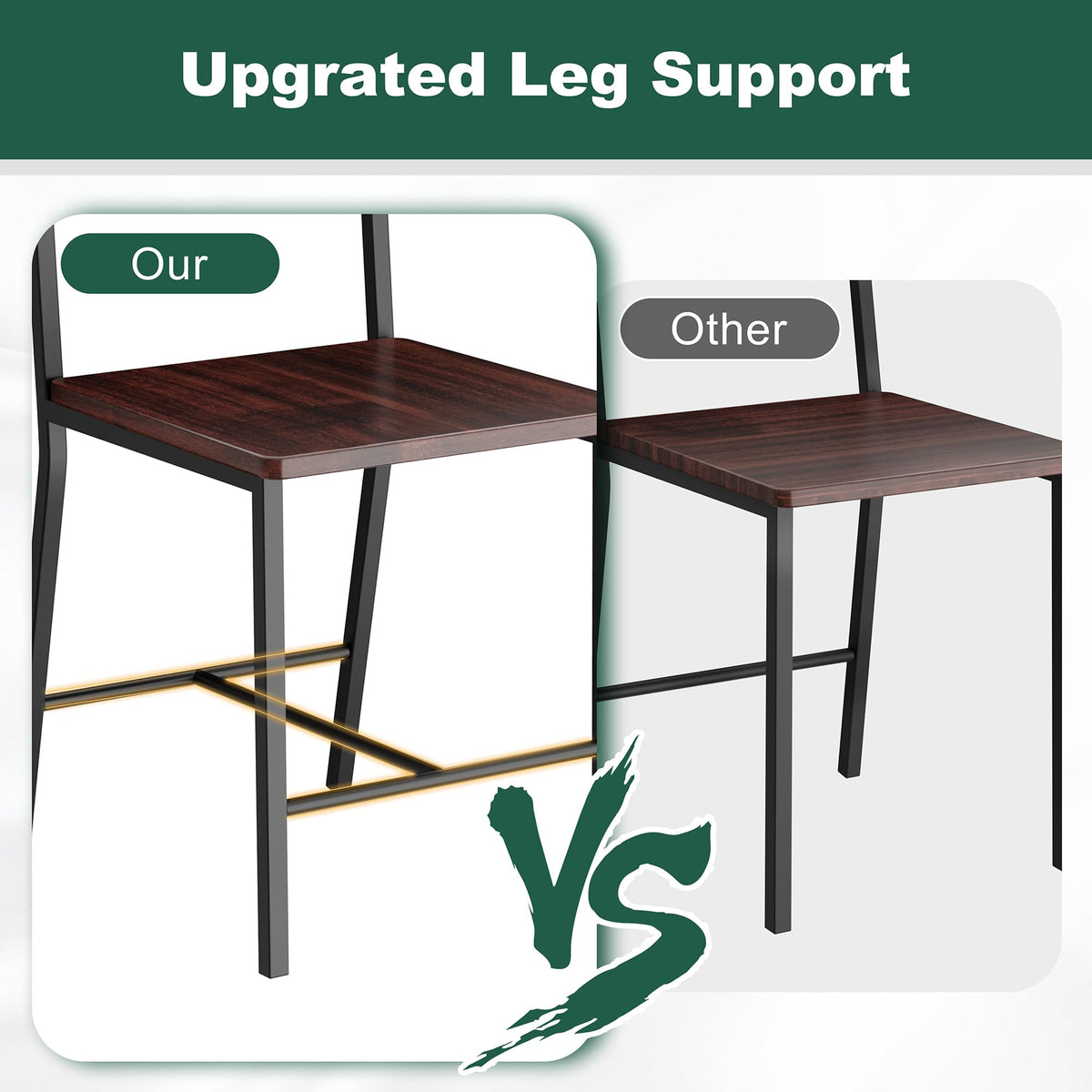 4-Person Dining Set with Bench