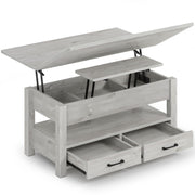Split Lift-Top Coffee Table with Storage