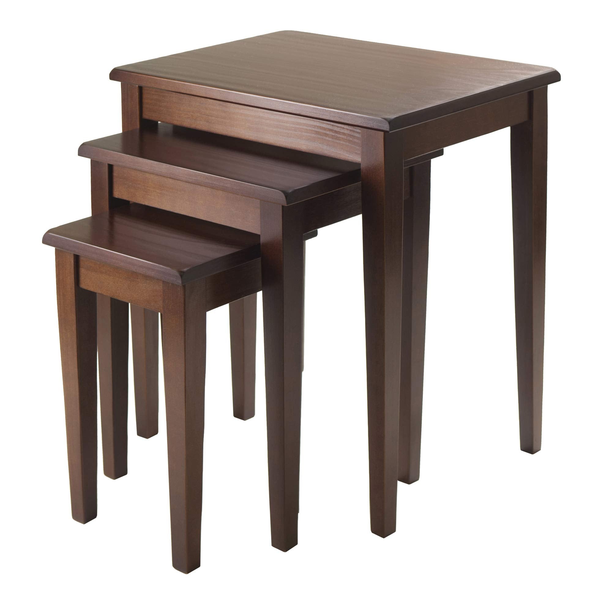 3-Piece Nesting Accent Tables – Walnut