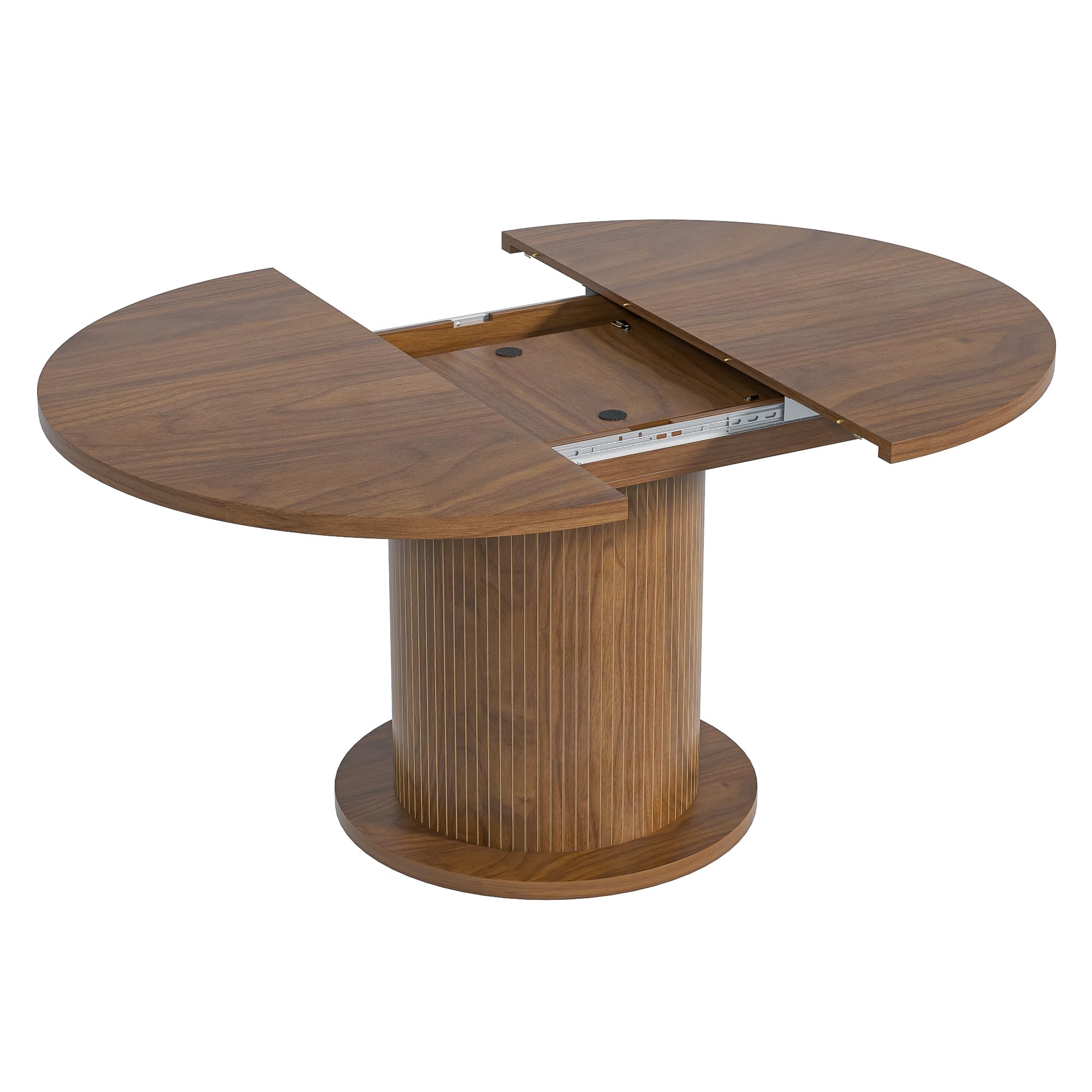 Adjustable Round Dining Table for 4–6