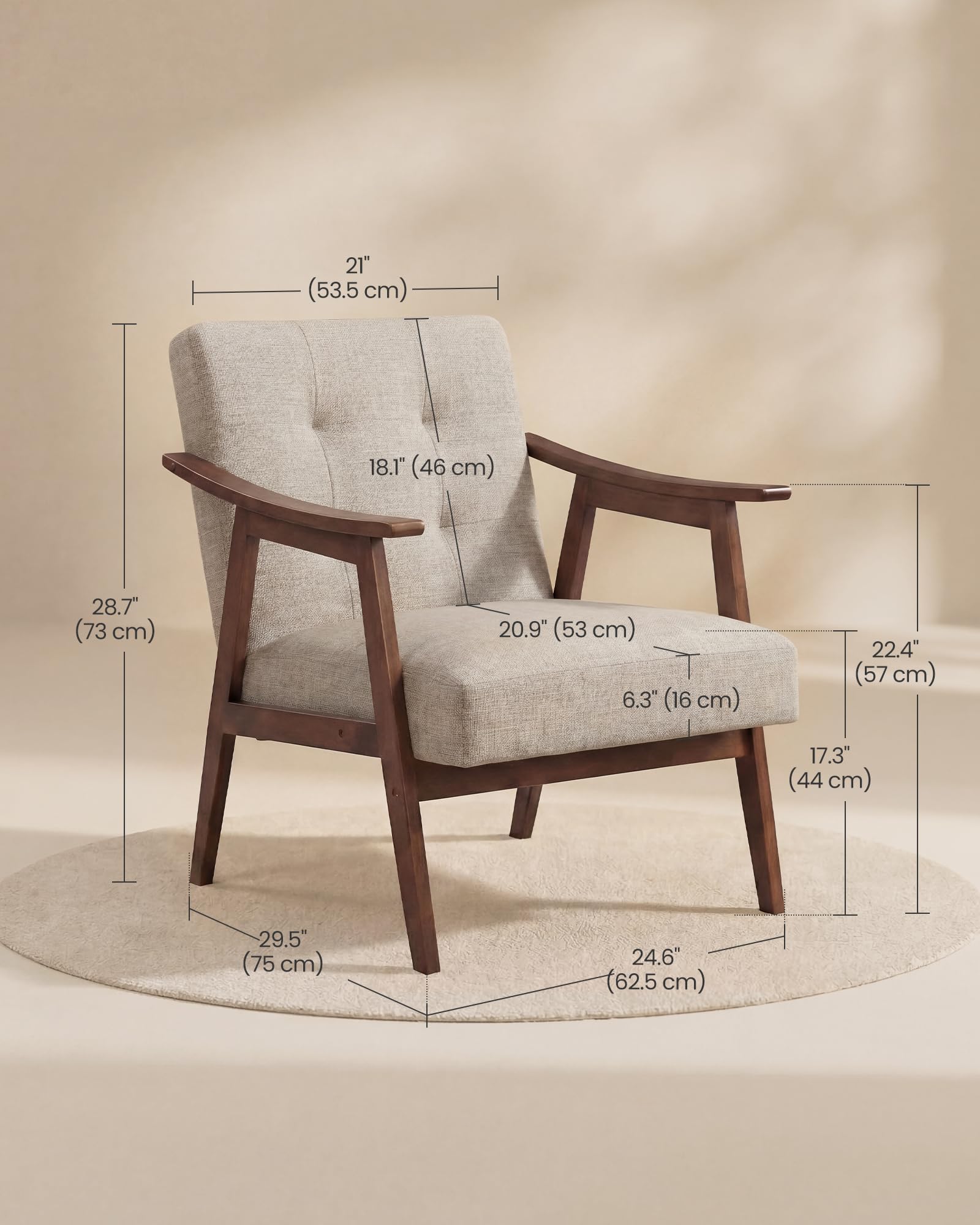 Mid-Century Modern Accent Chair