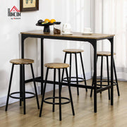 5-Piece Counter Height Bar Table Set