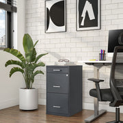 3-Drawer Vertical File Cabinet with Lock