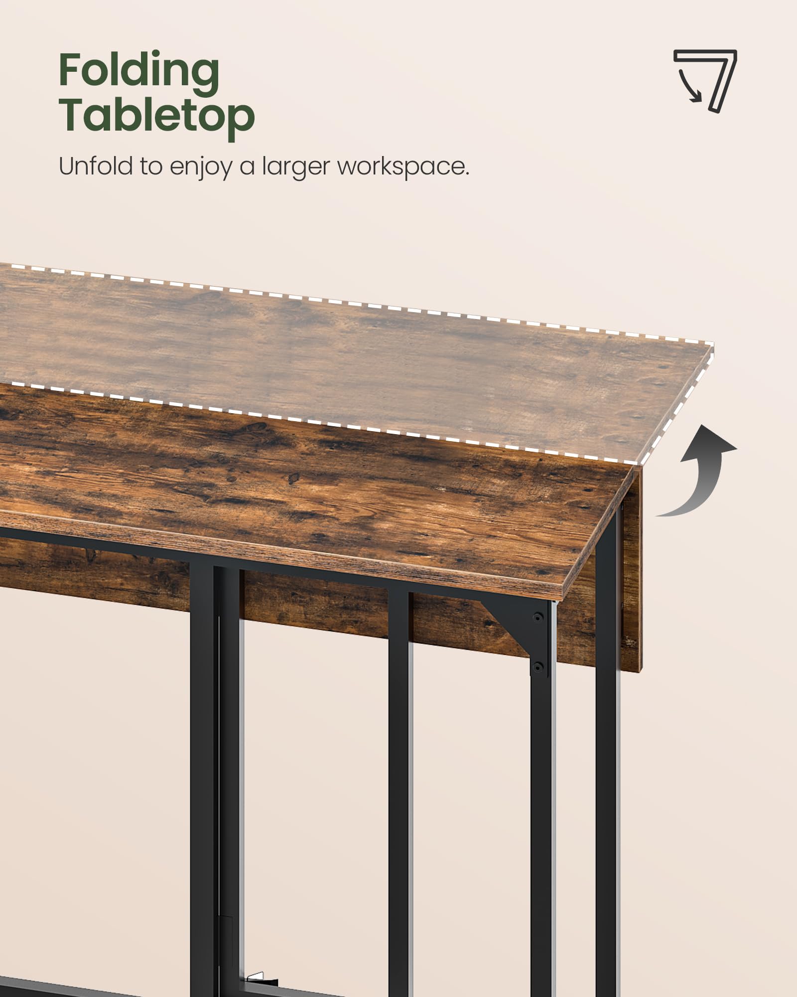 Folding Bar Table & 2-Stool Set