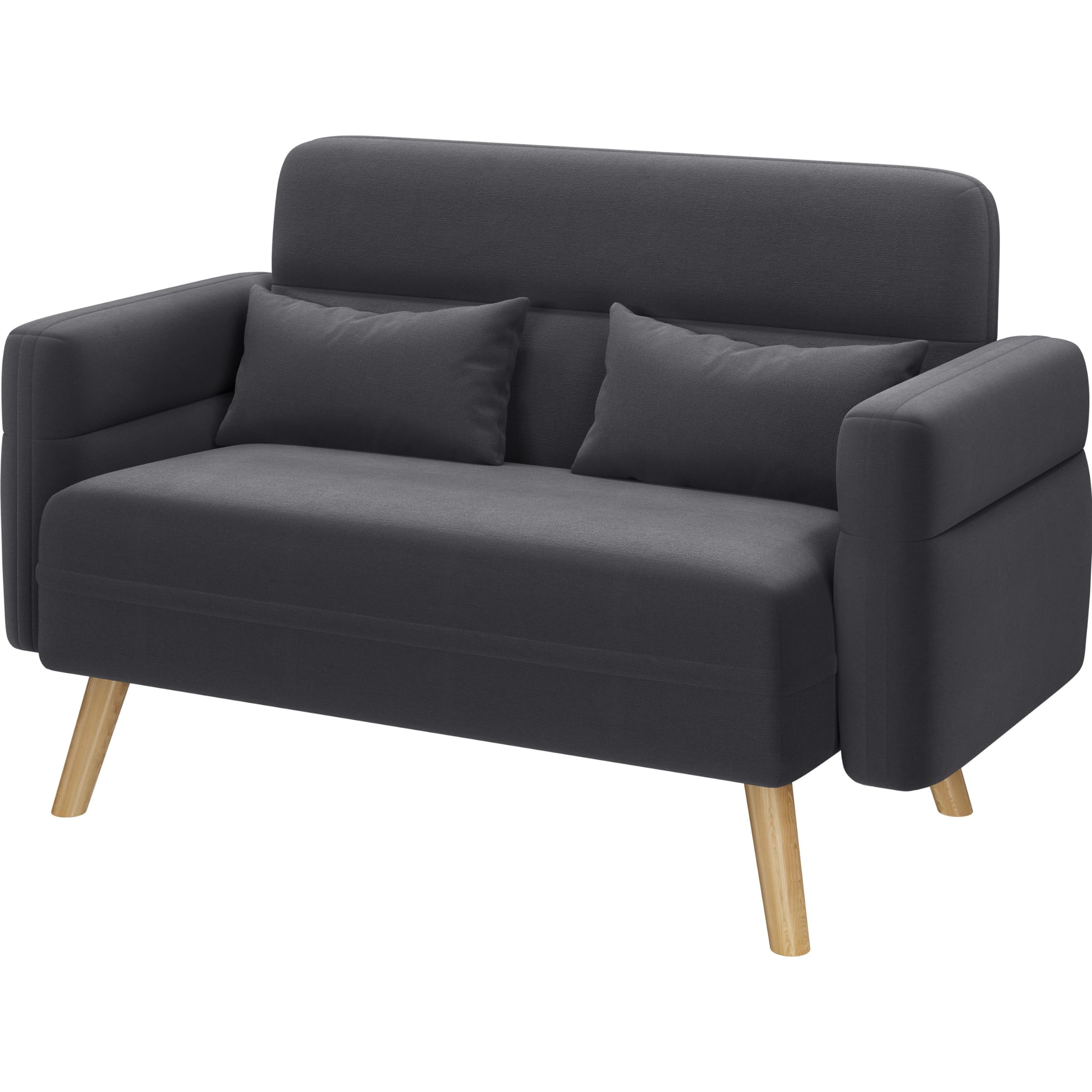 46" Mid-Century Loveseat Sofa