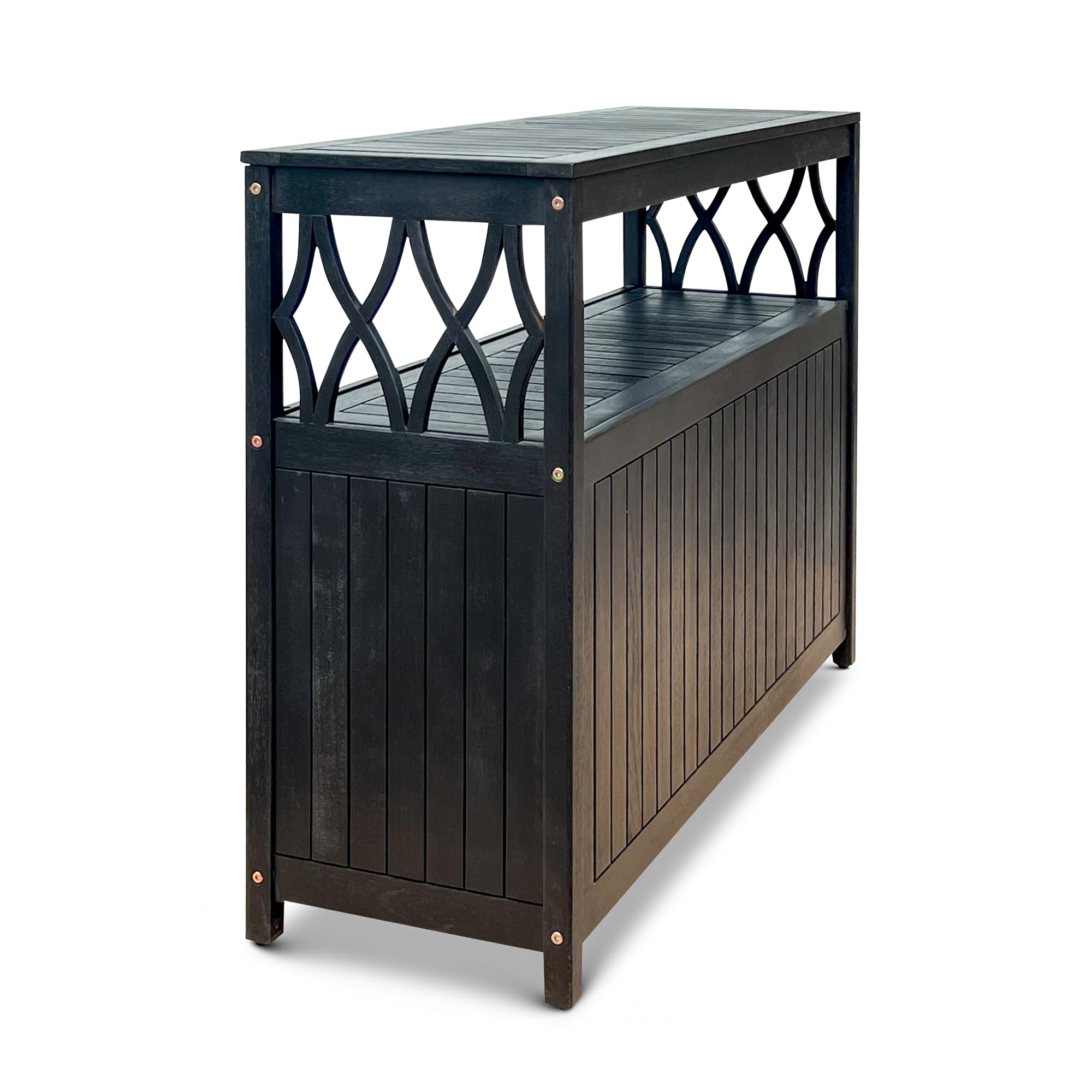 Eucalyptus Outdoor Sideboard Cabinet with Storage