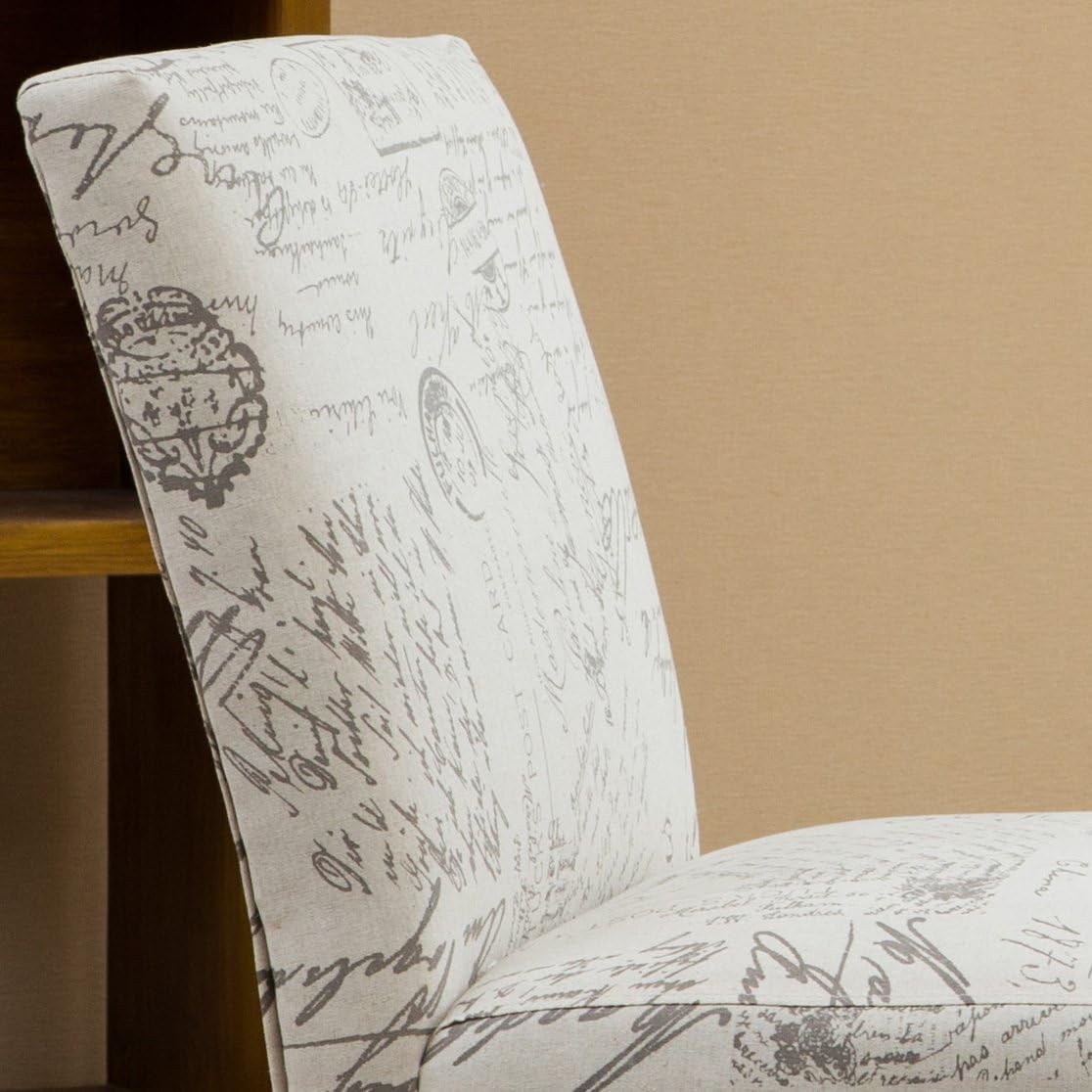 Fabric Armless Accent Chair