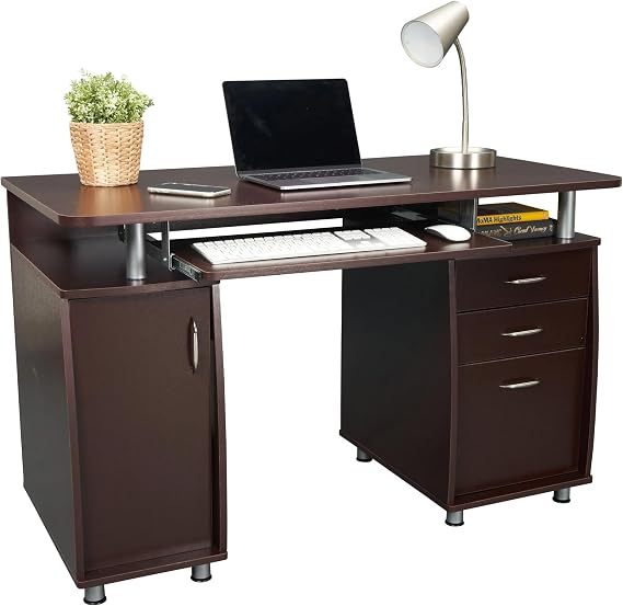 Computer Desk with File Cabinet