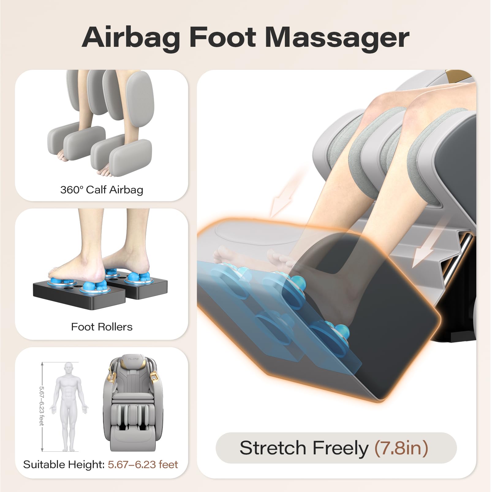 SL-Track Shiatsu Massage Chair