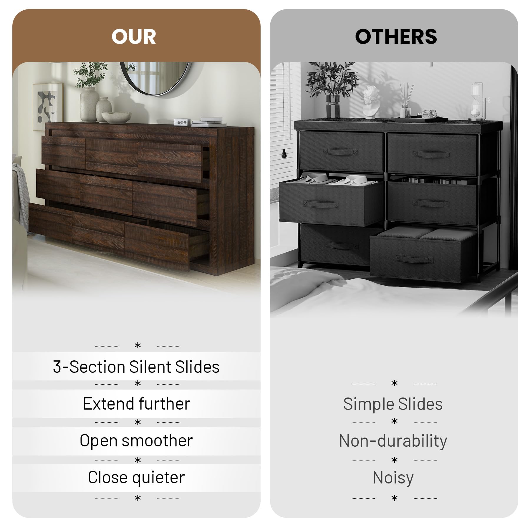 9-Drawer Dresser with Anti-Tip Device