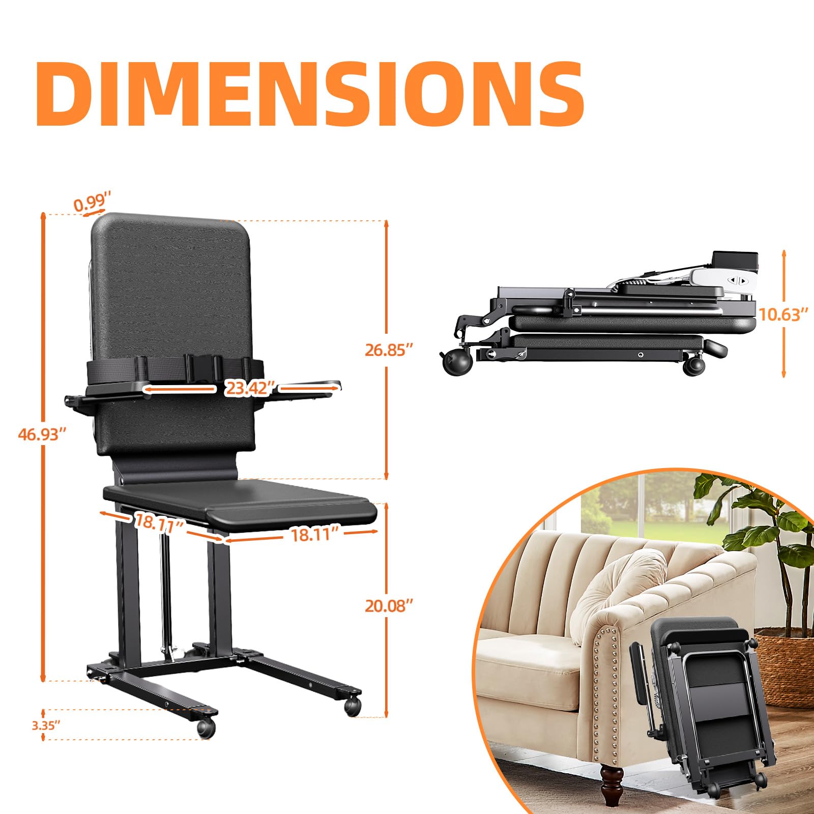 Electric Floor Lift Chair for Elderly
