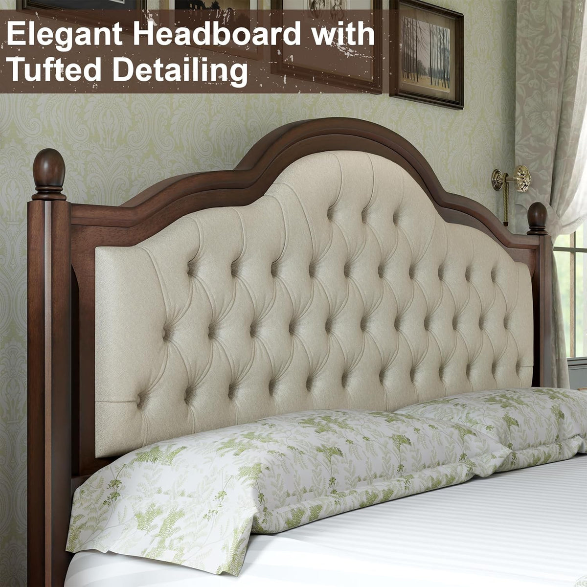 3-Piece Walnut Bedroom Set