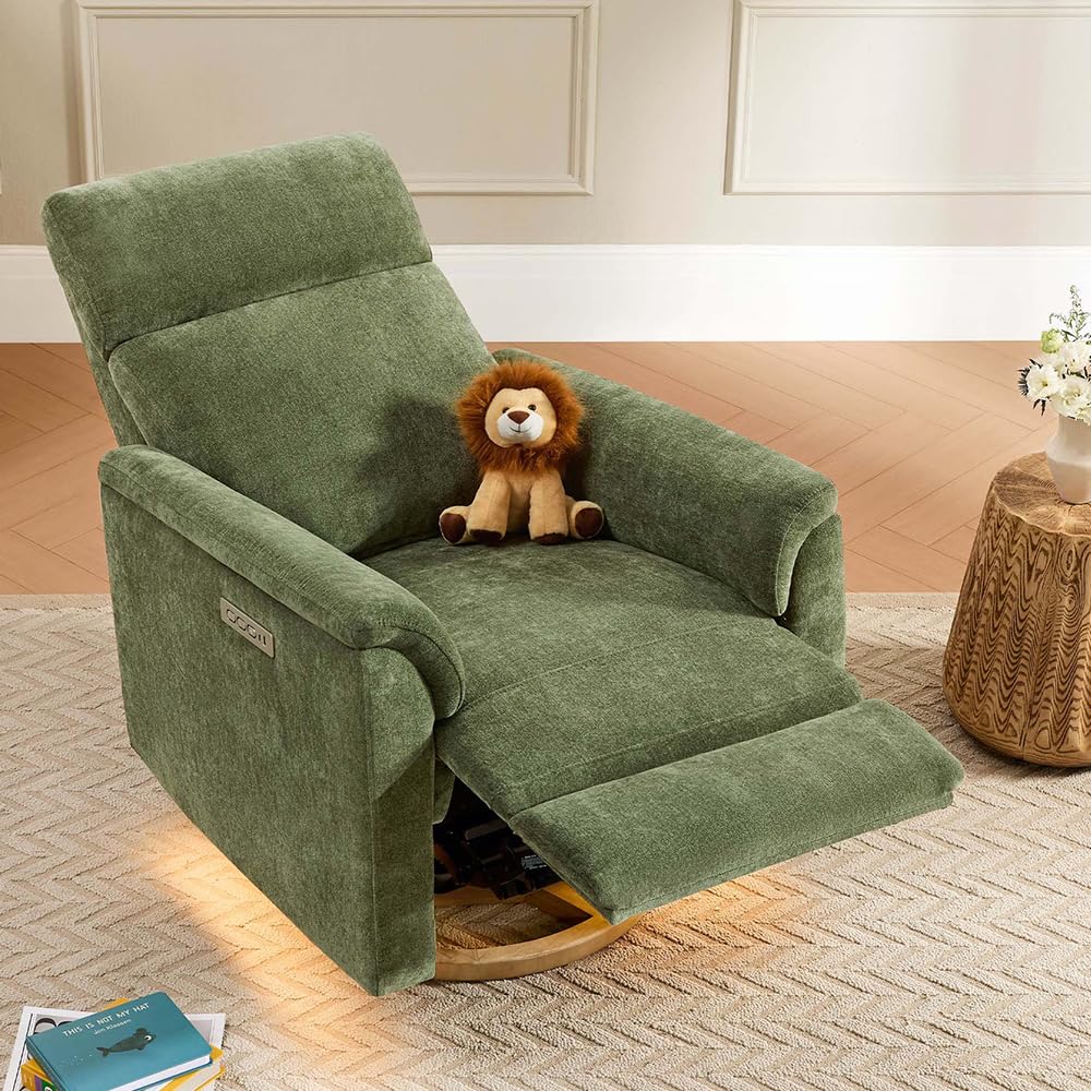 Power Nursery Glider with Nightlight