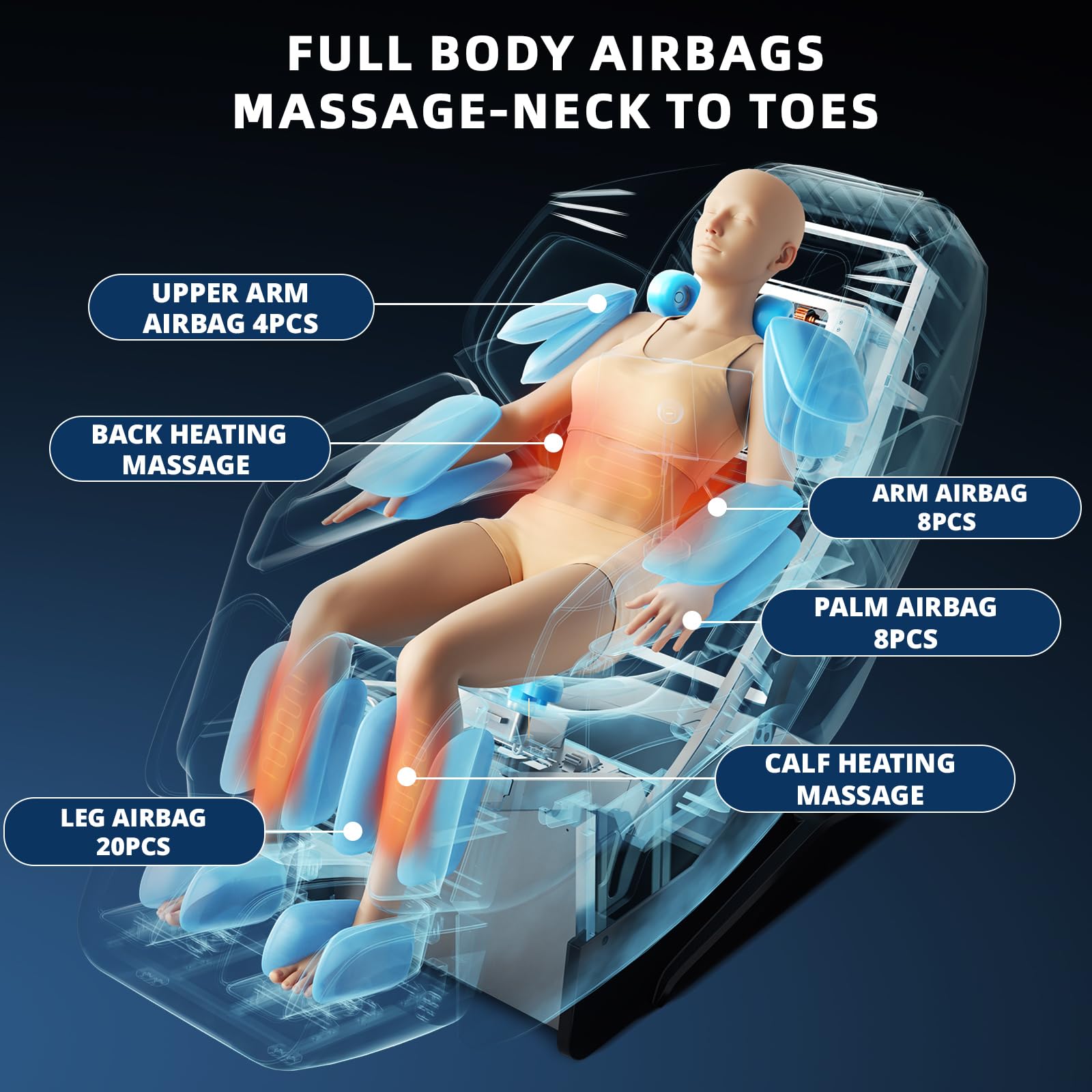 Full Body Zero Gravity Massage Chair