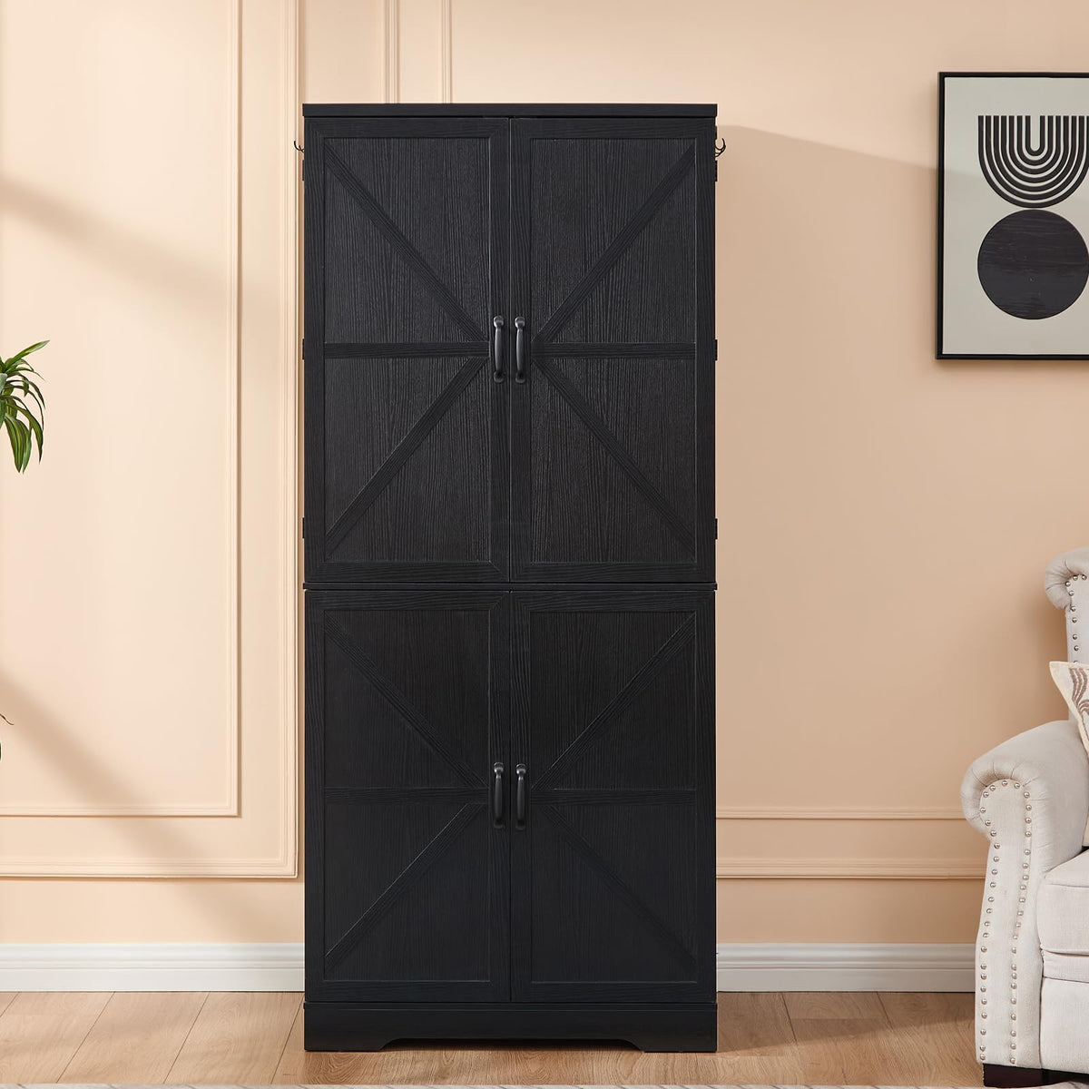 Farmhouse Armoire Wardrobe