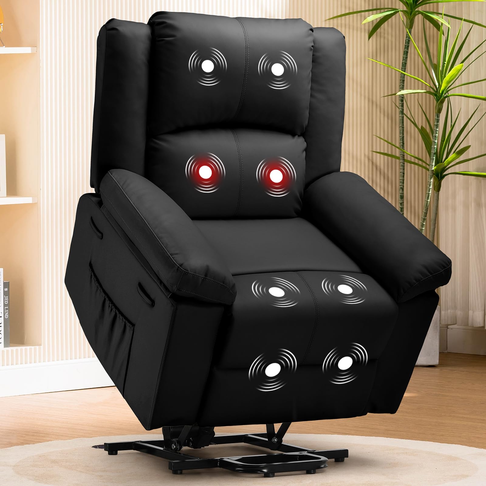 Power Lift Recliner Chair with Heat & Massage