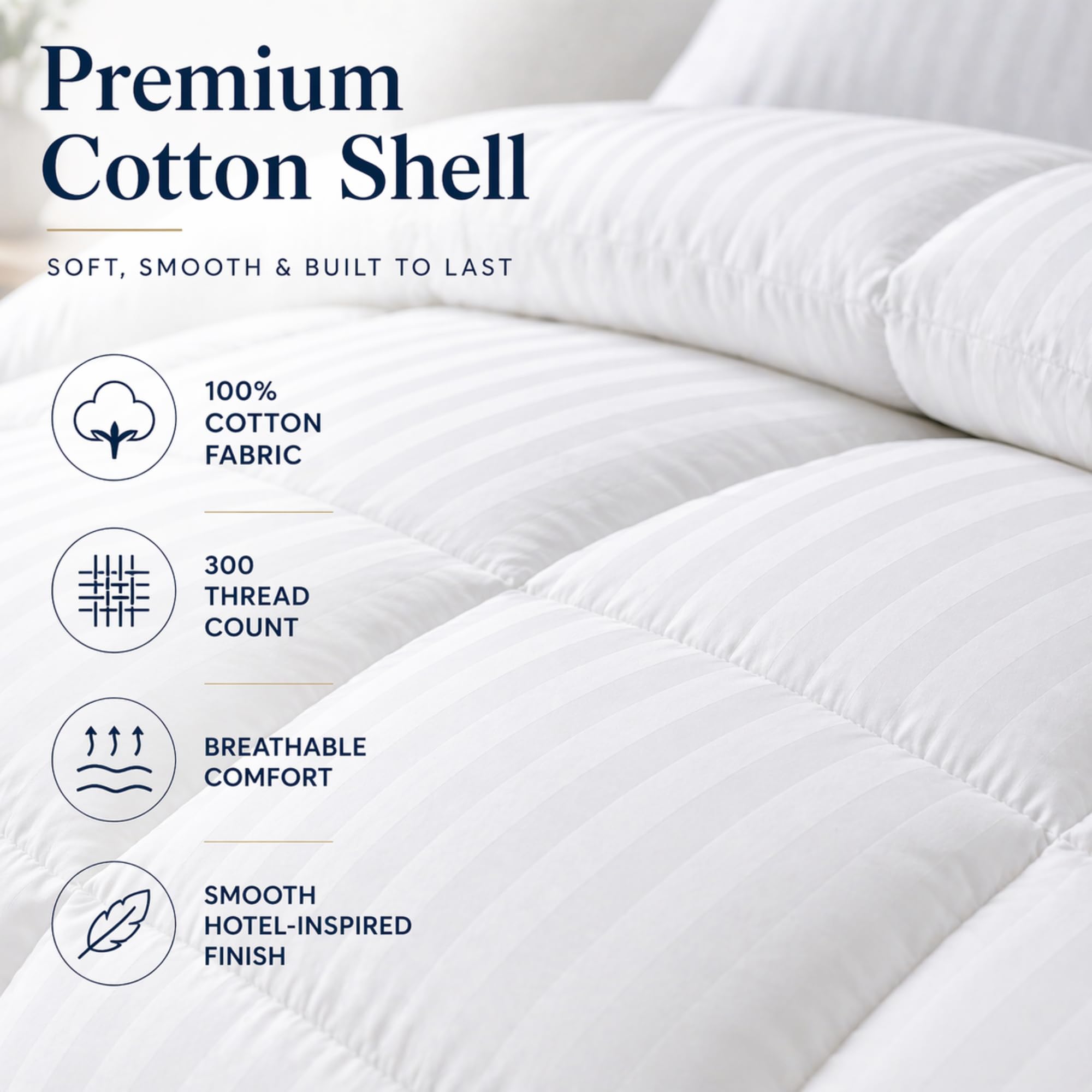 Down Alternative Comforter – 300TC Cotton Shell
