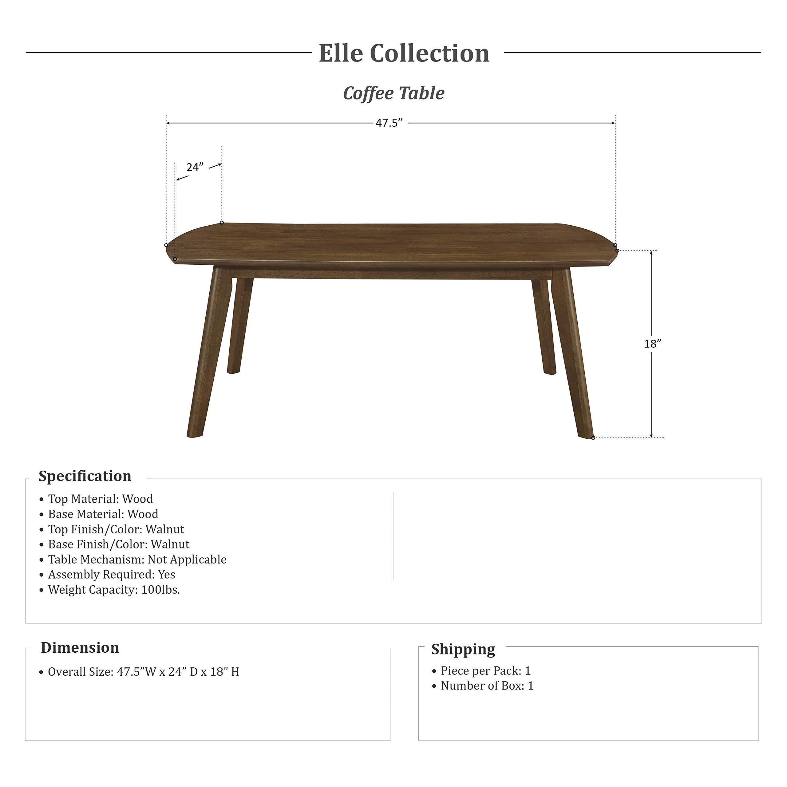 3-Piece Occasional Table Set – Walnut