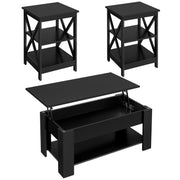 3-Piece Lift-Top Coffee Table & End Table Set