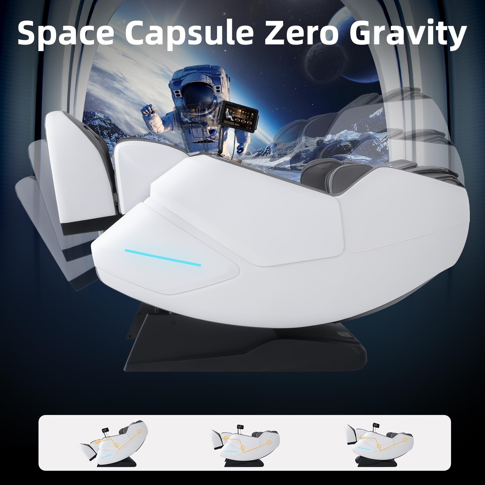 4D Massage Chair with SL-Track & Zero Gravity
