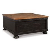 Signature Design by Ashley Lift Top Coffee Table with Storage, Farmhouse