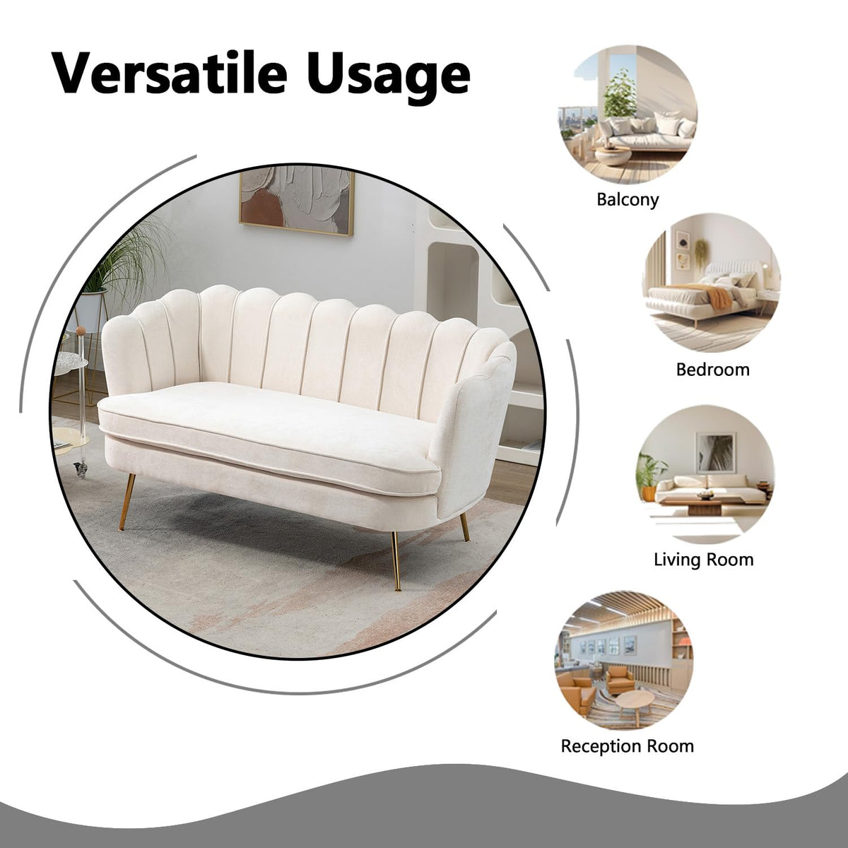 Upholstered Loveseat