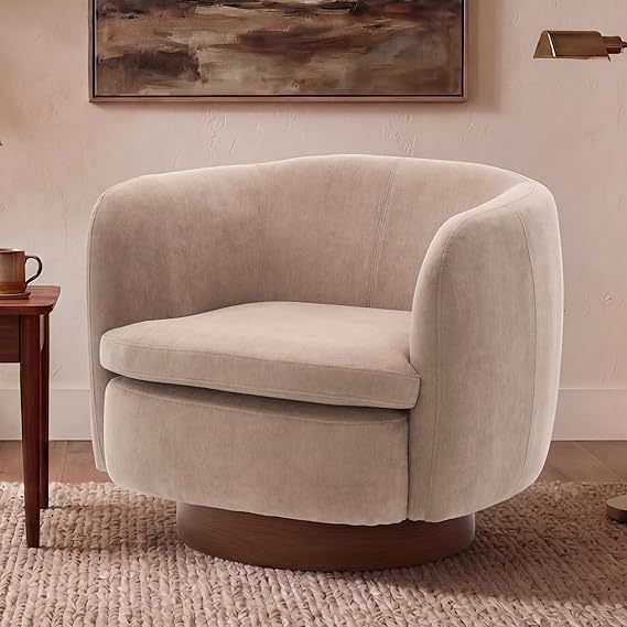 360° Swivel Barrel Accent Chair