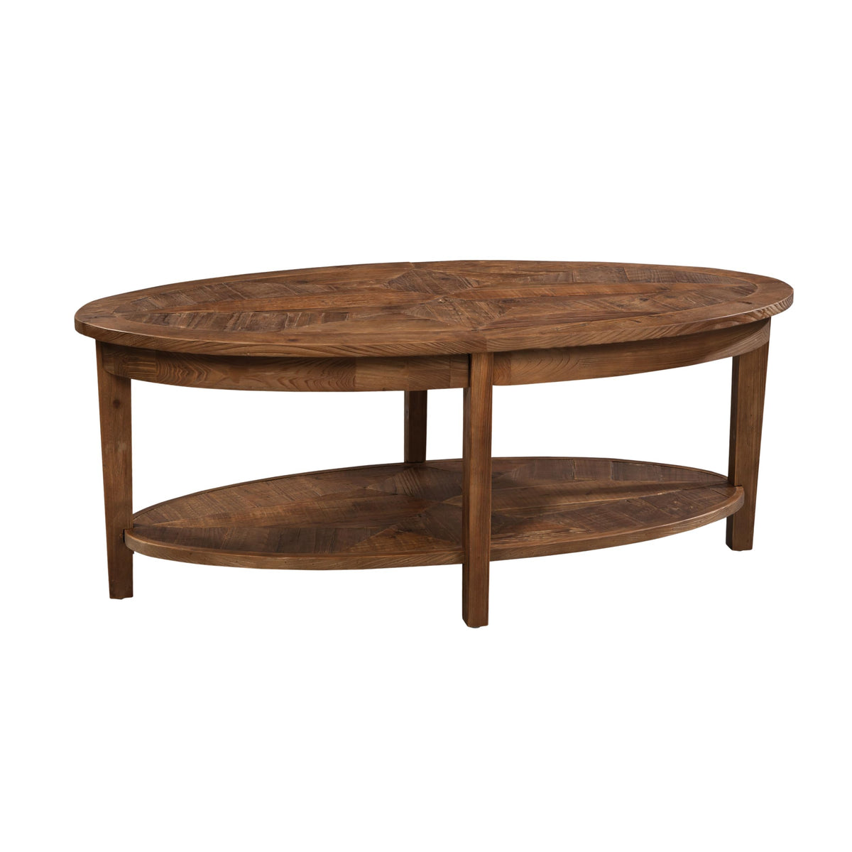 Rustic Oval Coffee Table