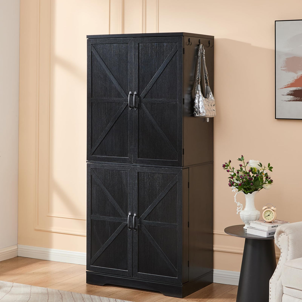 Farmhouse Armoire Wardrobe