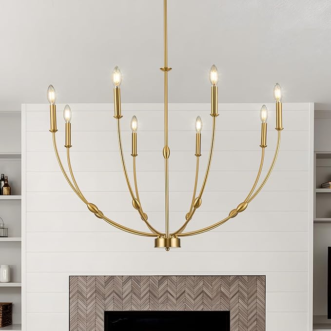 2-Tier Candle Style Chandelier