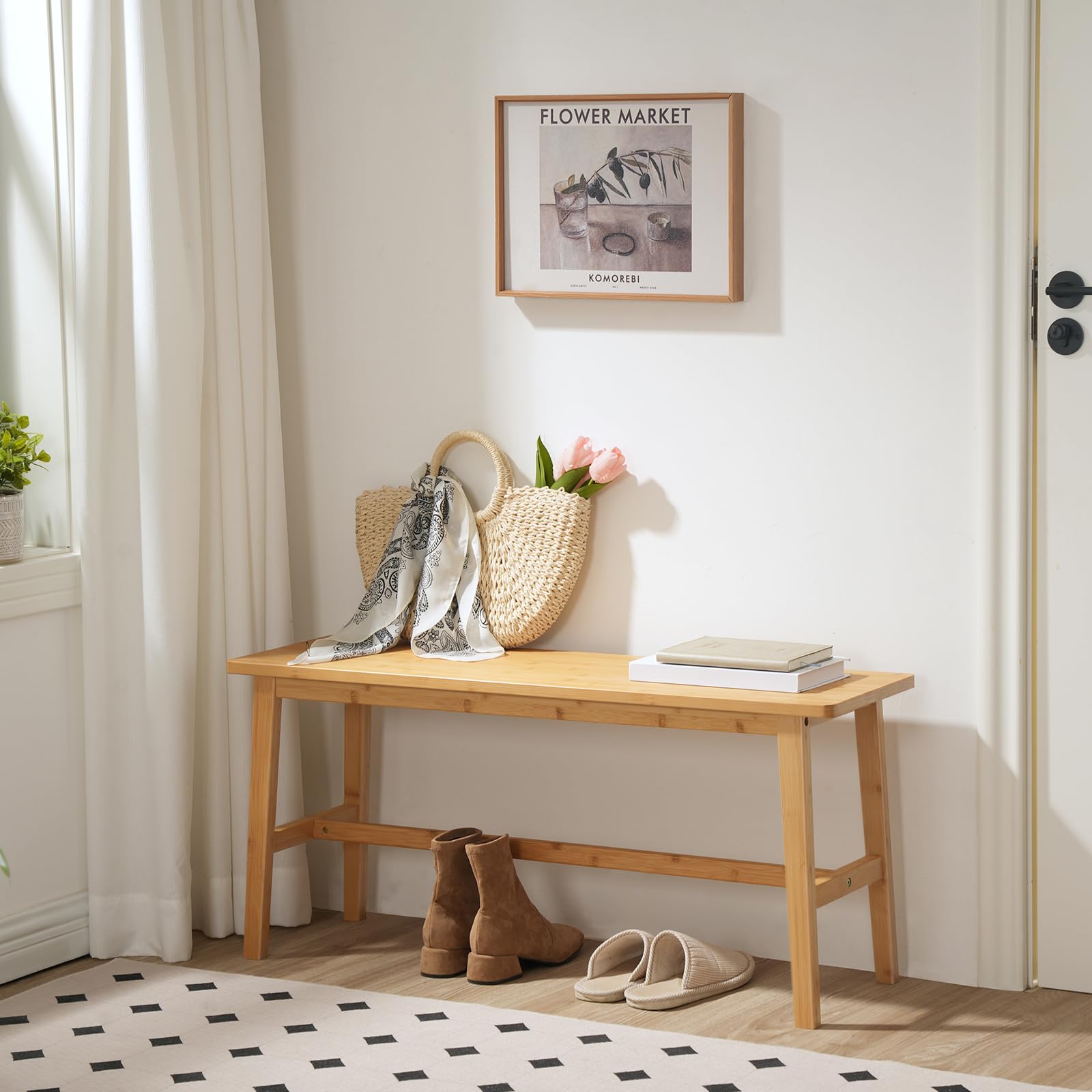 Bamboo Dining Bench