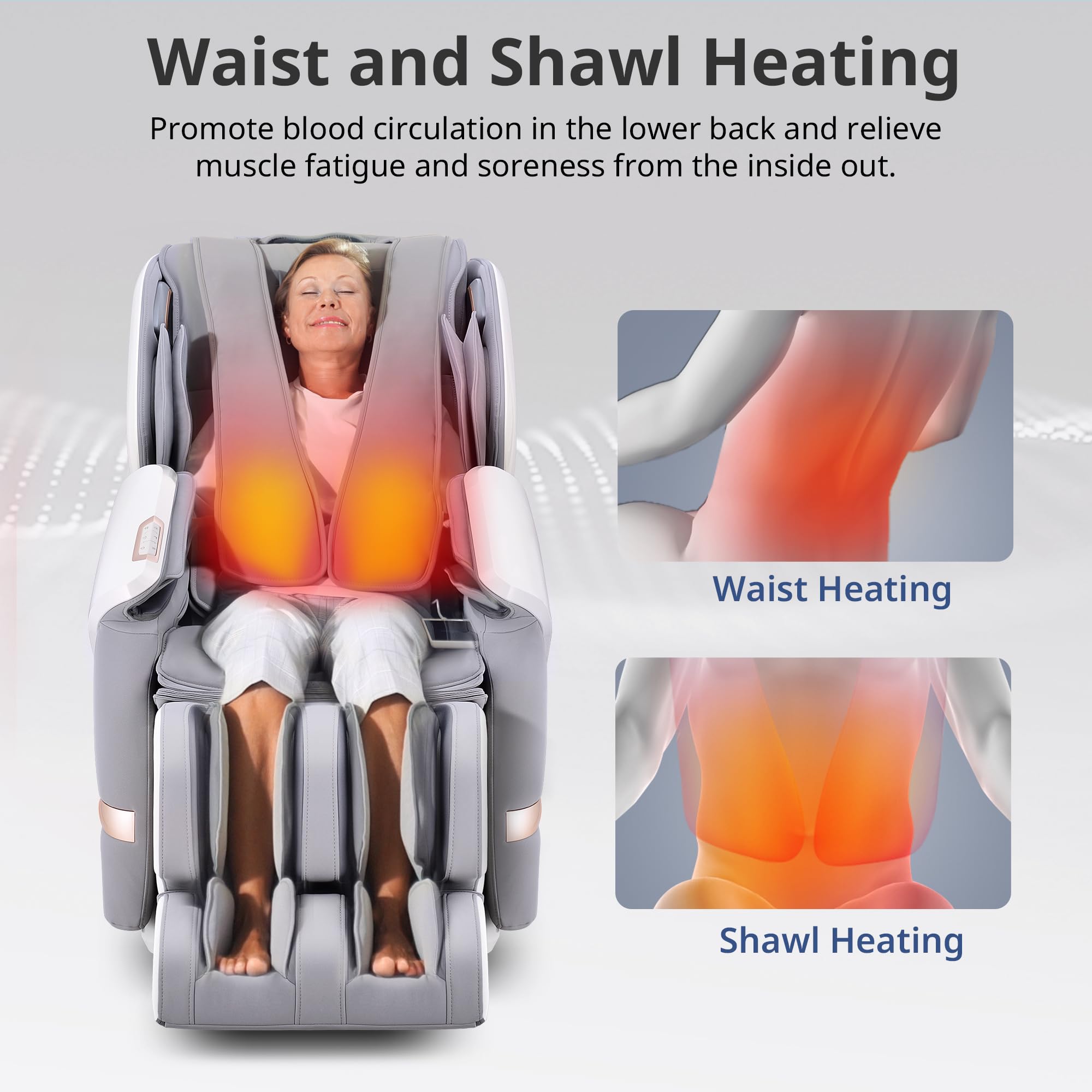 4D Massage Chair with SL-Track & Bluetooth