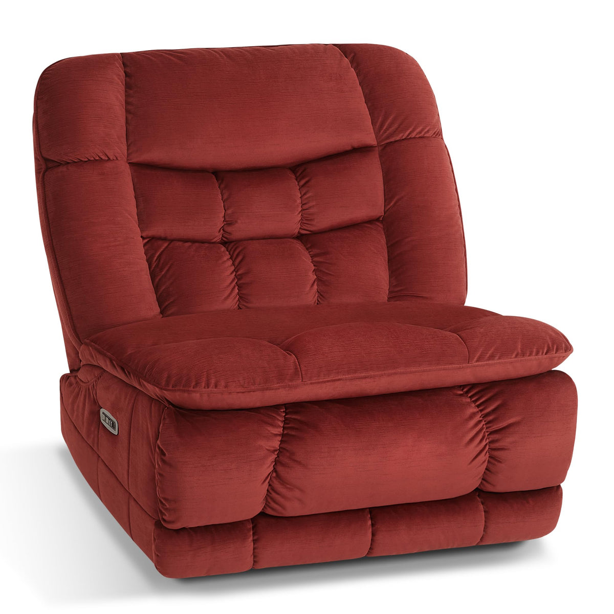Oversized Armless Power Rocker Recliner