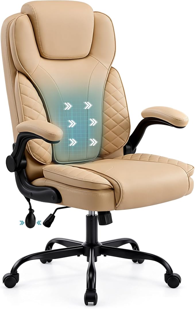 Office Chair with Inflatable Lumbar Support